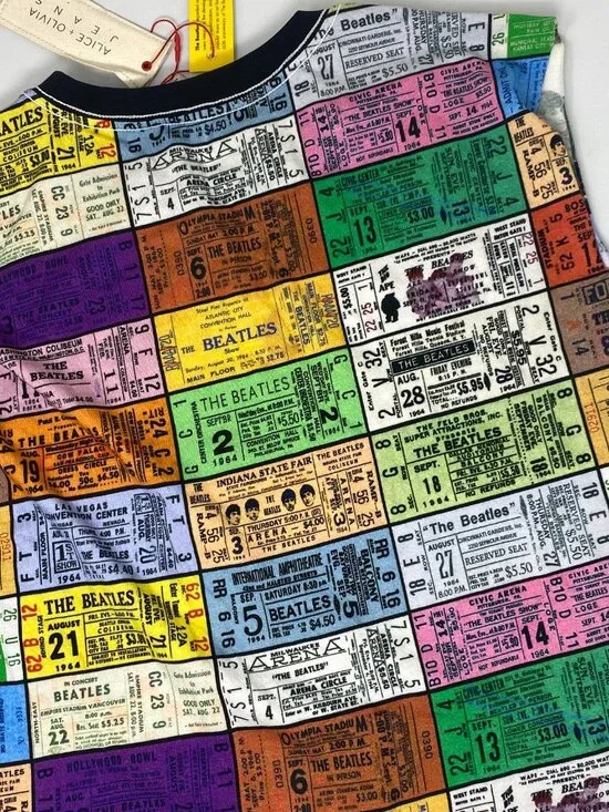 Alice + Olivia X The Beatles Micah Twist And Shout Muscle Tank Large NWT - Picture 11 of 11